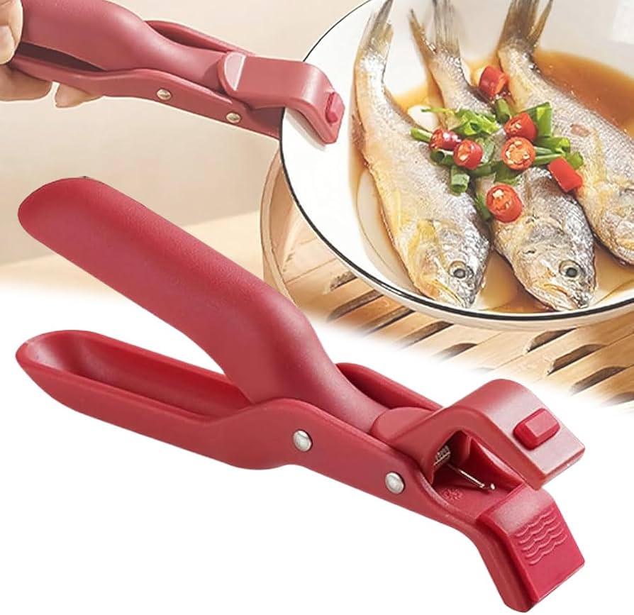 Multi-Purpose Anti-Scald Bowl Holder Clip for Kitchen