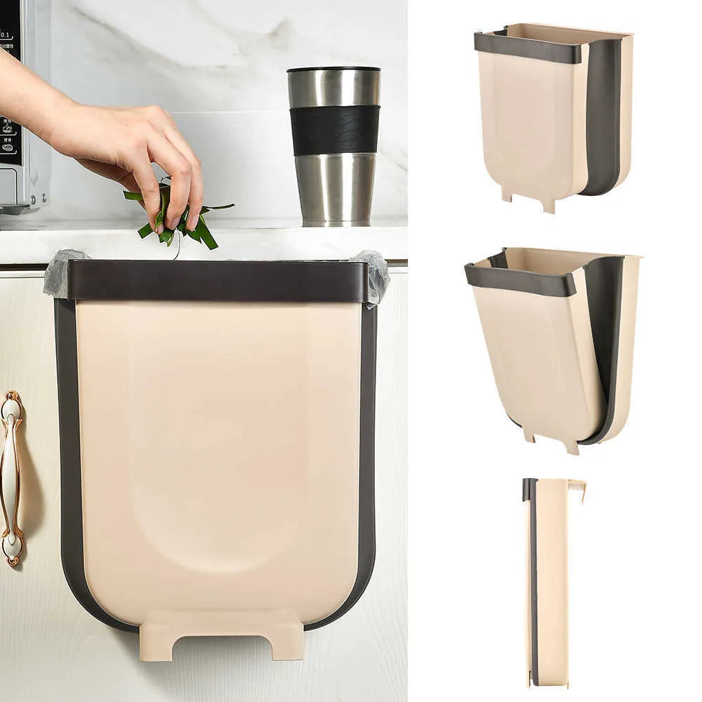 Kitchen Cabinet foldable Trash can